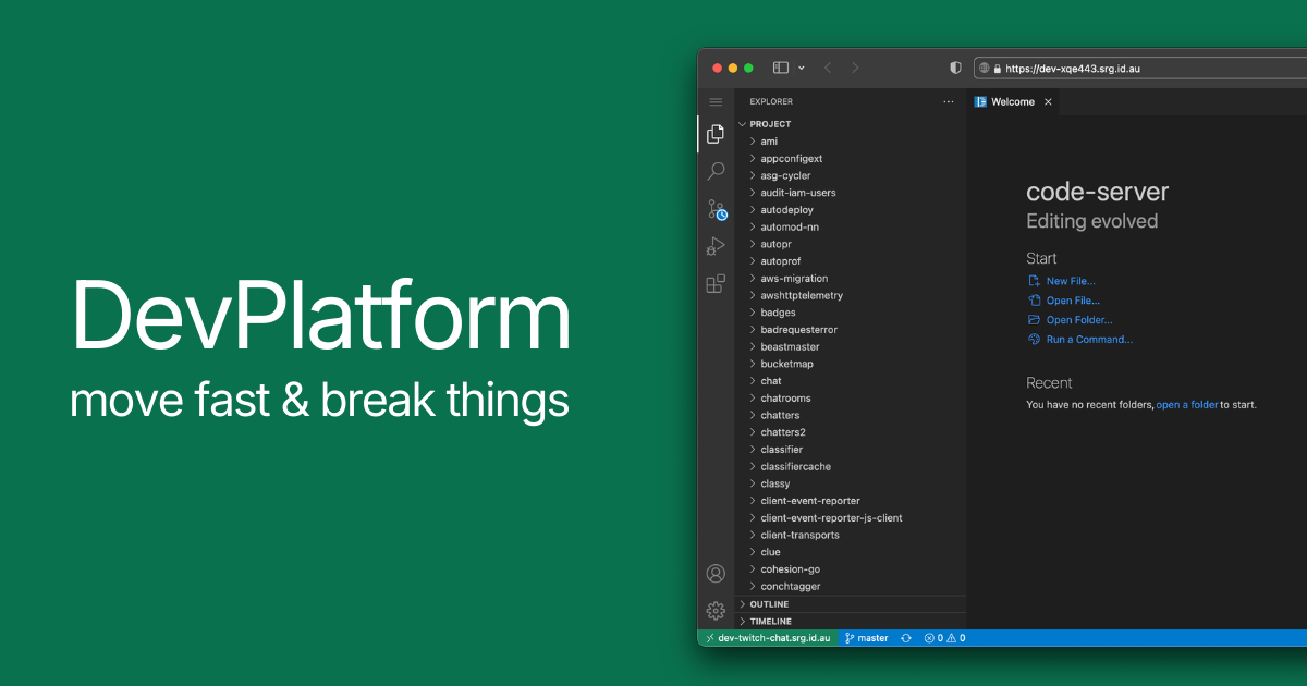 DevPlatform management console.